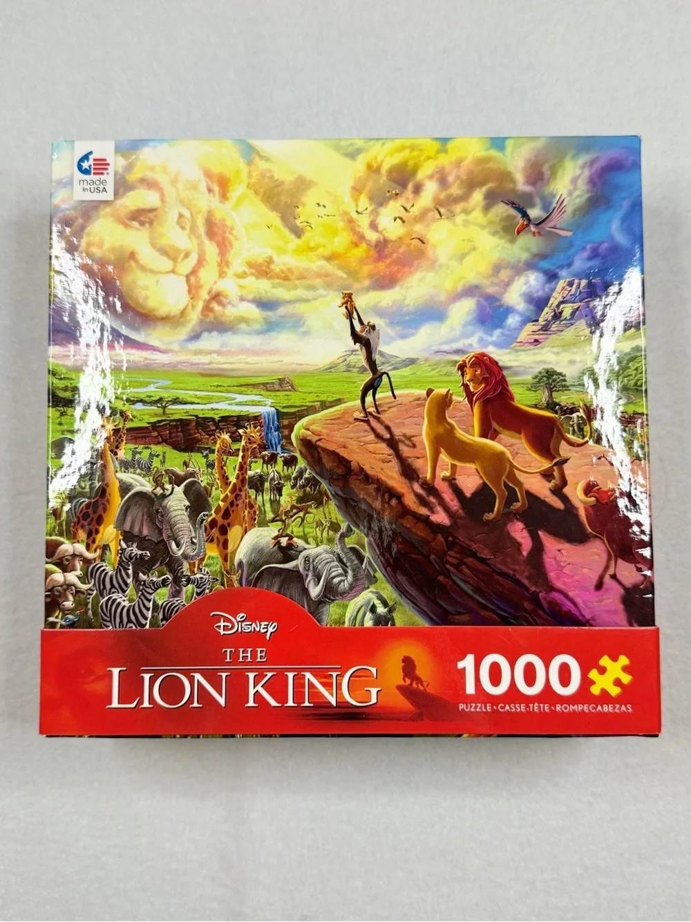 Disney The Lion King Puzzle - Red, Yellow, Green, Blue, Purple